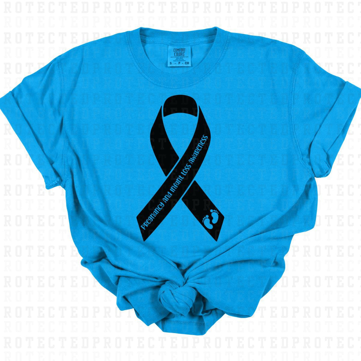 PREGNANCY & INFANT LOSS AWARENESS *SINGLE COLOR* - DTF TRANSFER