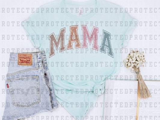 MAMA PASTEL VARSITY  - DTF TRANSFER