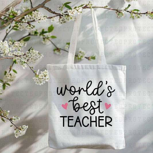 WORLDS BEST TEACHER - DTF TRANSFER