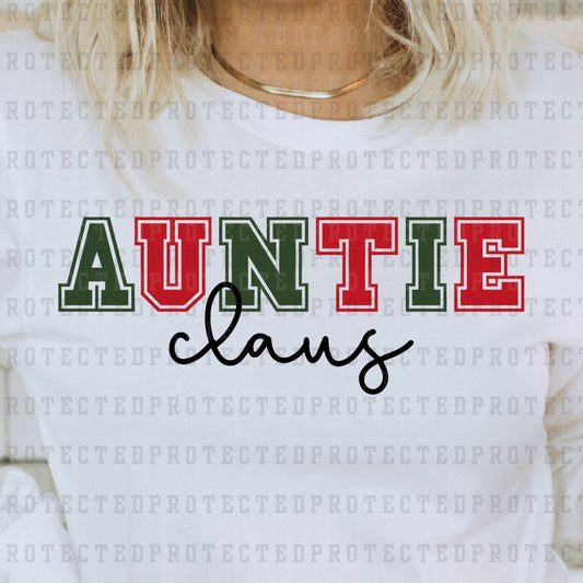 AUNTIE CLAUS - DTF TRANSFER