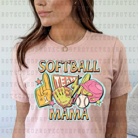 SOFTBALL MAMA - DTF TRANSFER