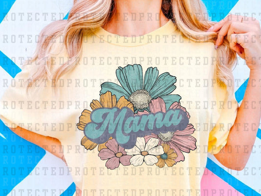 BOHO FLORAL MAMA  - DTF TRANSFER