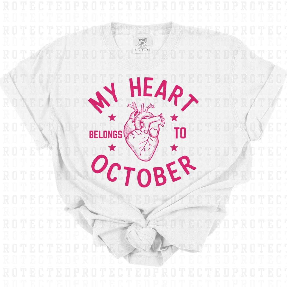 OCTOBER *SINGLE COLOR* - DTF TRANSFER