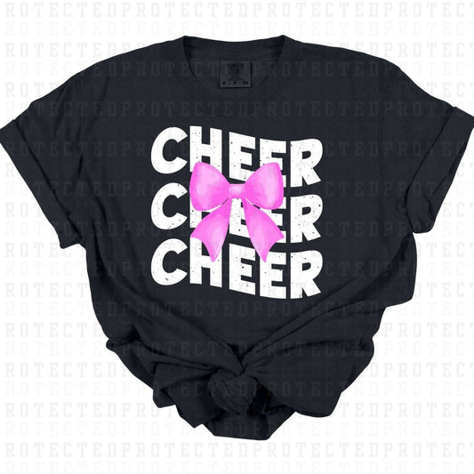 COQUETTE CHEER *WHITE/PINK/GRUNGE* - DTF TRANSFER