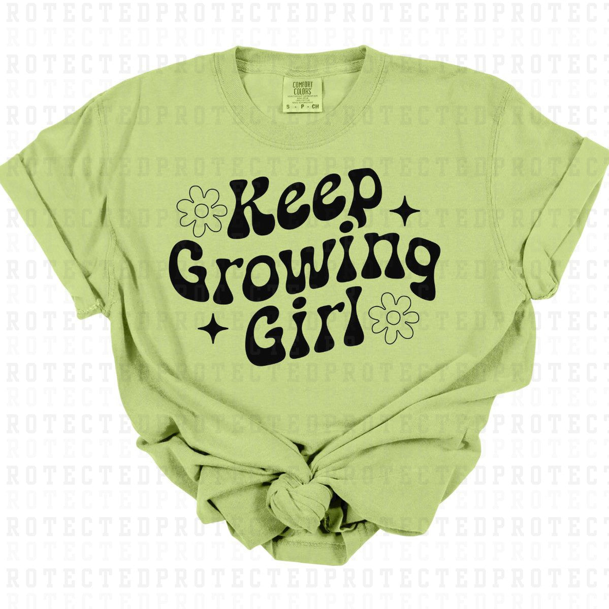 KEEP GROWING GIRL *SINGLE COLOR* - DTF TRANSFER