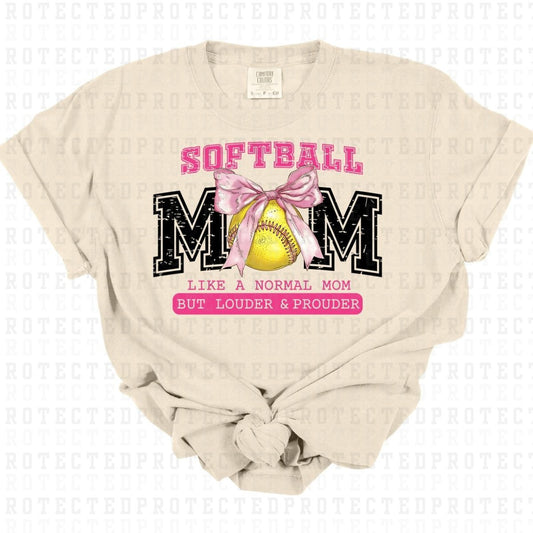 COQUETTE SOFTBALL MOM - DTF TRANSFER