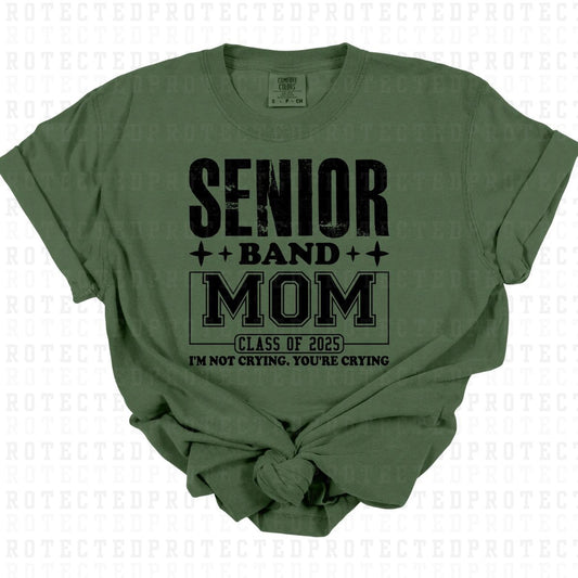 SENIOR BAND MOM 2025 *SINGLE COLOR* - DTF TRANSFER