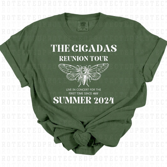 CICADAS REUNION TOUR *SINGLE COLOR* - DTF TRANSFER