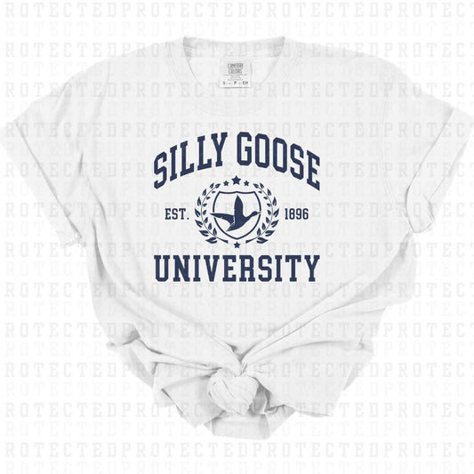 SILLY GOOSE UNIVERSITY *SINGLE COLOR* - DTF TRANSFER