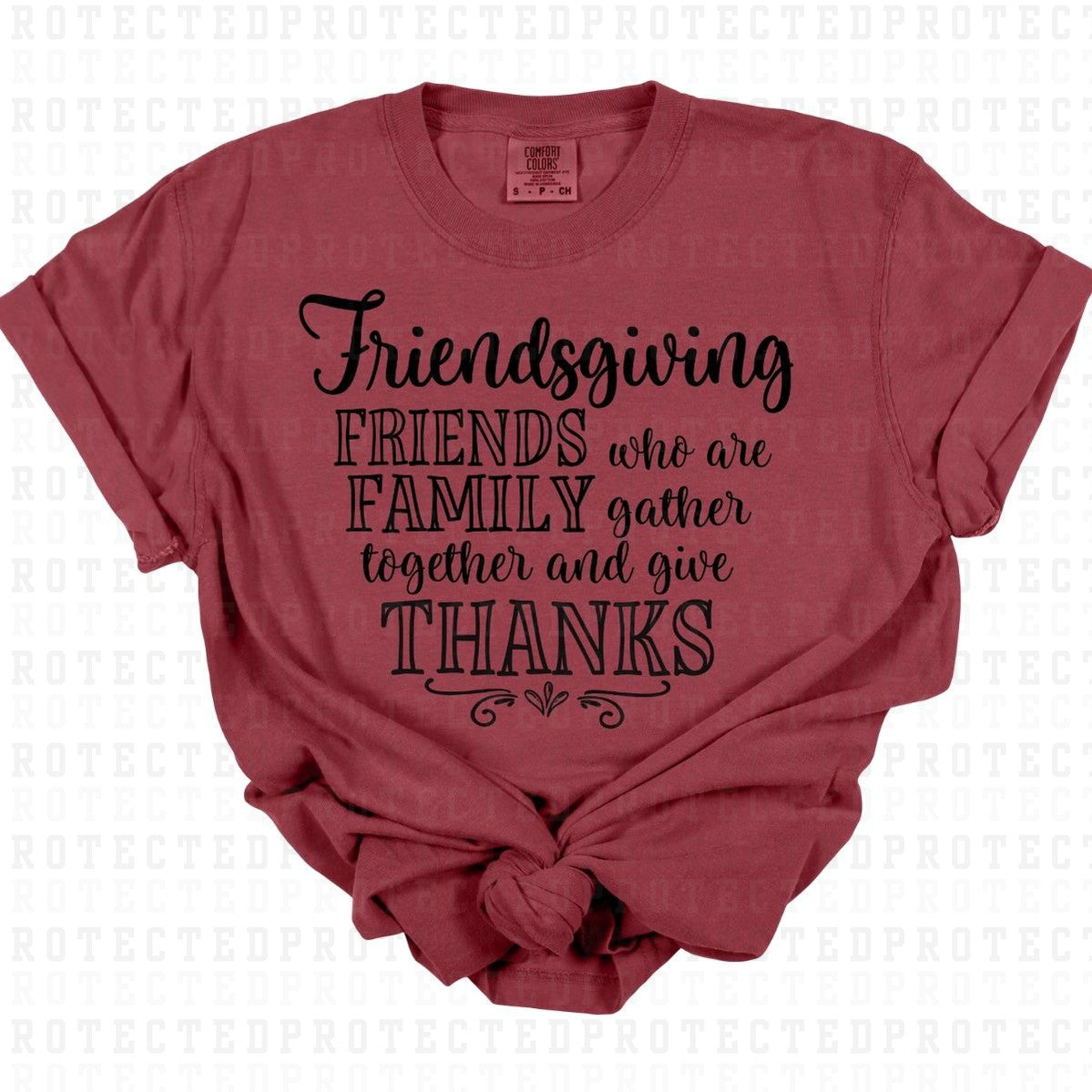 FRIENDSGIVING *SINGLE COLOR* - DTF TRANSFER