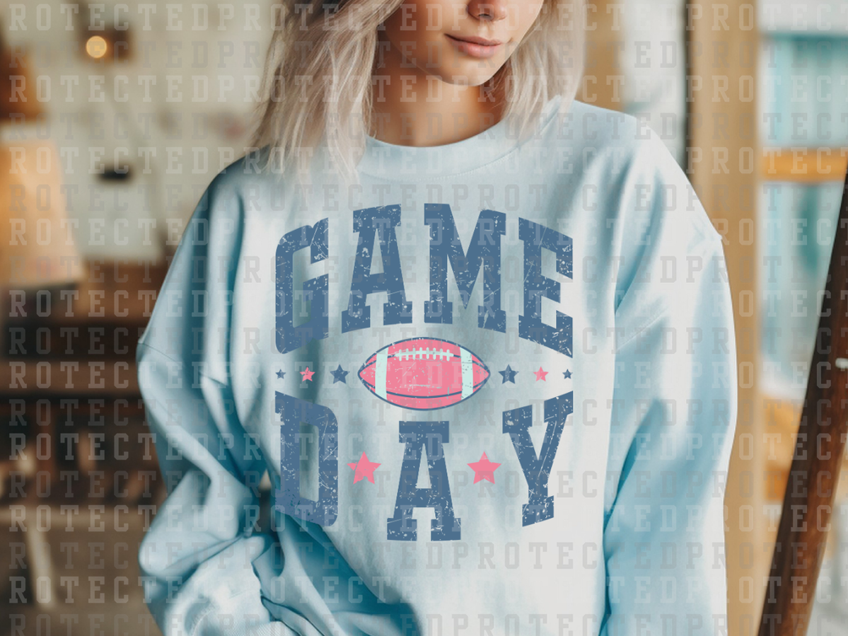 GAME DAY *PINK & BLUE* - DTF TRANSFER