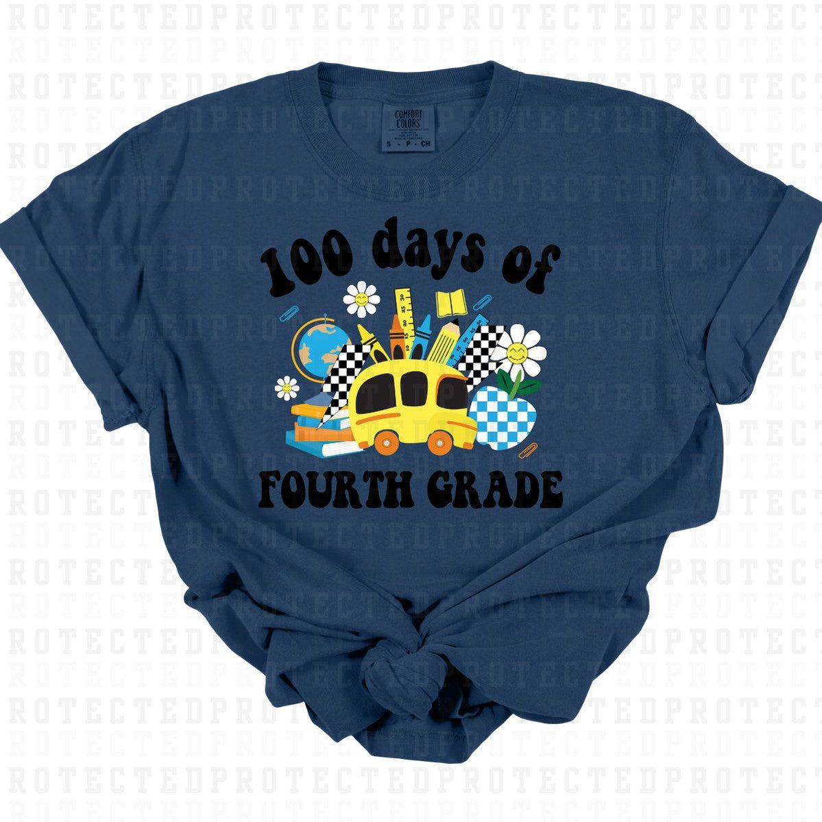 100 DAYS OF FOURTH GRADE - DTF TRANSFER