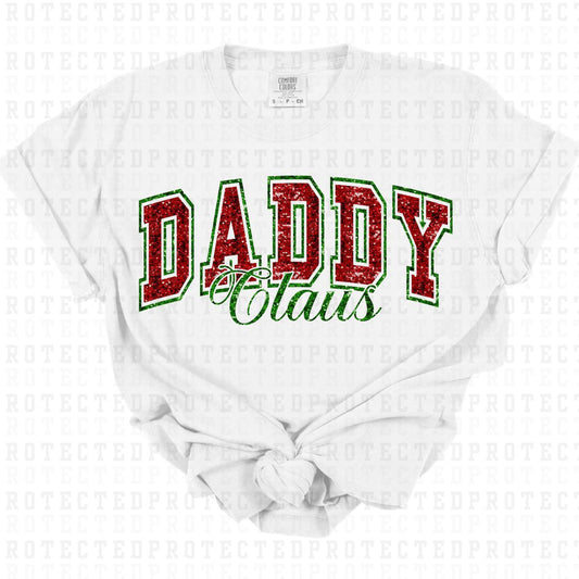 DADDY CLAUS *FAUX SEQUIN* - DTF TRANSFER