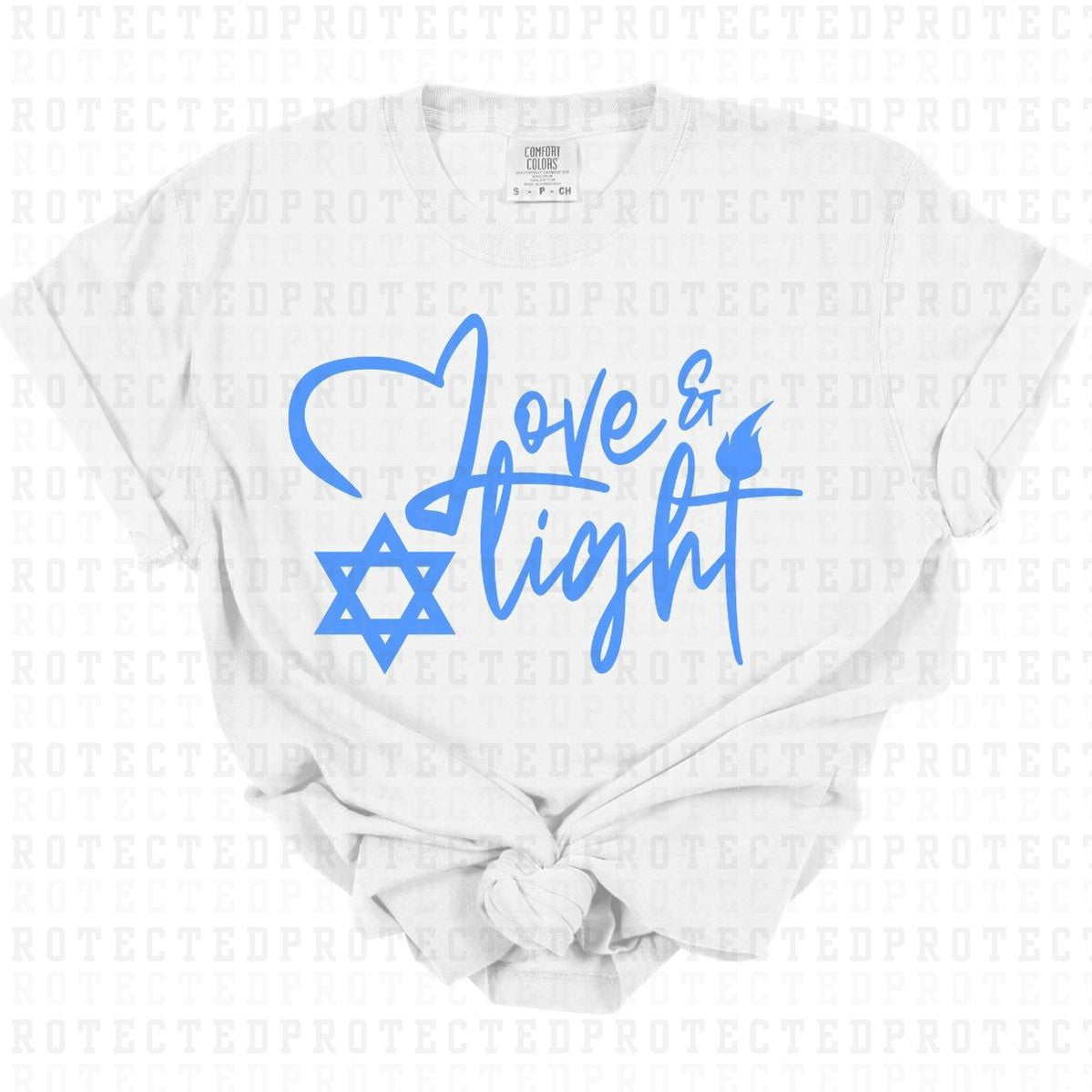 LOVE & LIGHT *SINGLE COLOR* - DTF TRANSFER