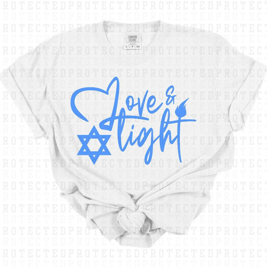 LOVE & LIGHT *SINGLE COLOR* - DTF TRANSFER