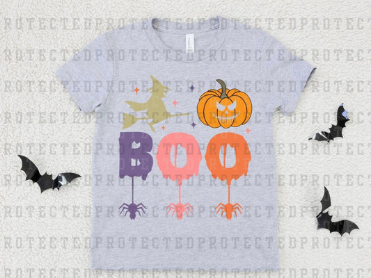 BOO - GREEN WITCH - SCARY PUMPKIN - HANGING SPIDERS  - DTF TRANSFERS