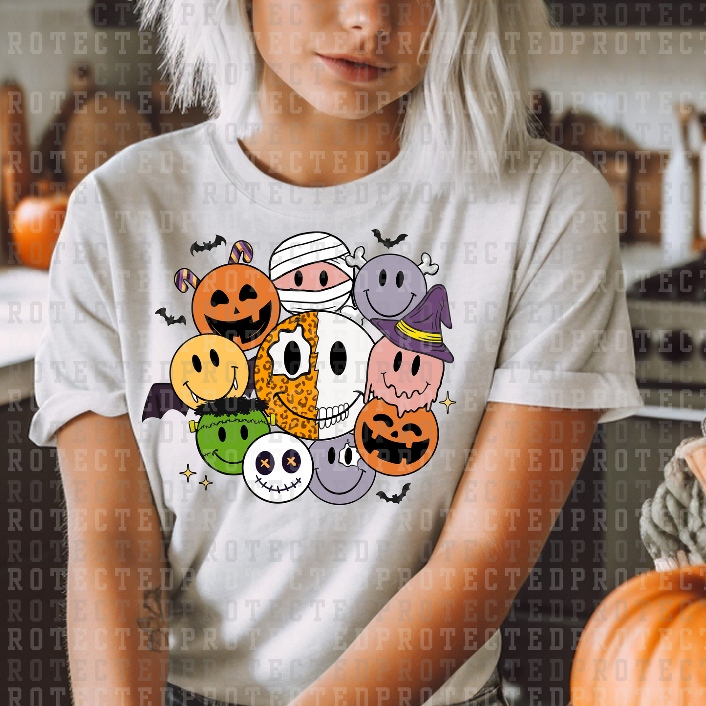 HALLOWEEN SMILEYS - DTF TRANSFER