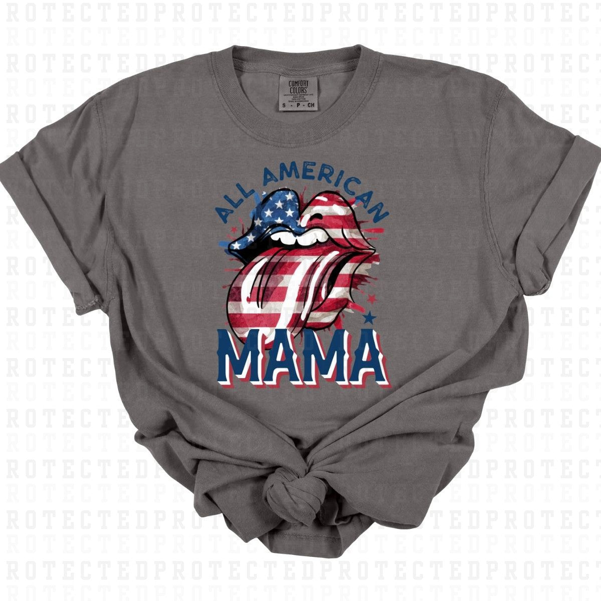 ALL AMERICAN MAMA - DTF TRANSFER