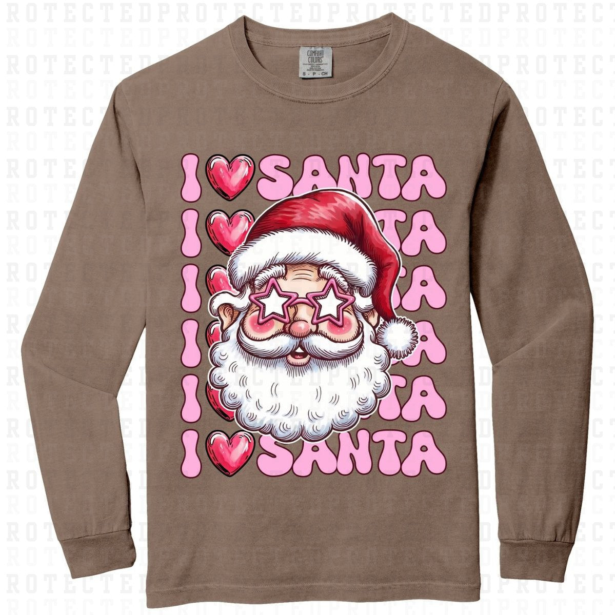 I HEART SANTA - DTF TRANSFER