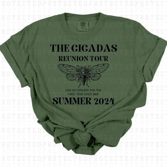 CICADAS REUNION TOUR *SINGLE COLOR* - DTF TRANSFER