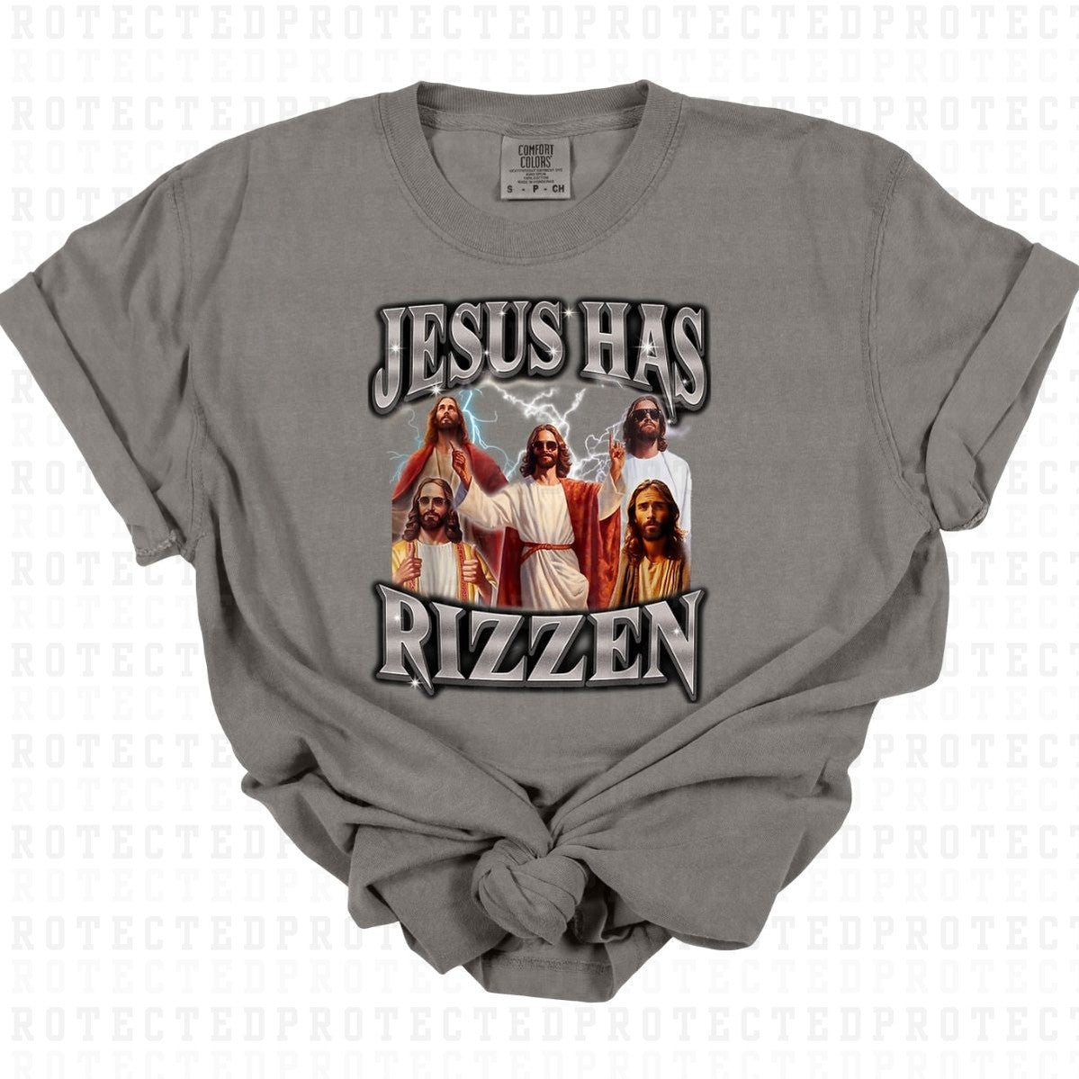 JESUS HAS RIZZEN - DTF TRANSFER