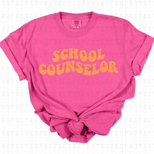 SCHOOL COUNSELOR *SINGLE COLOR* - DTF TRANSFER