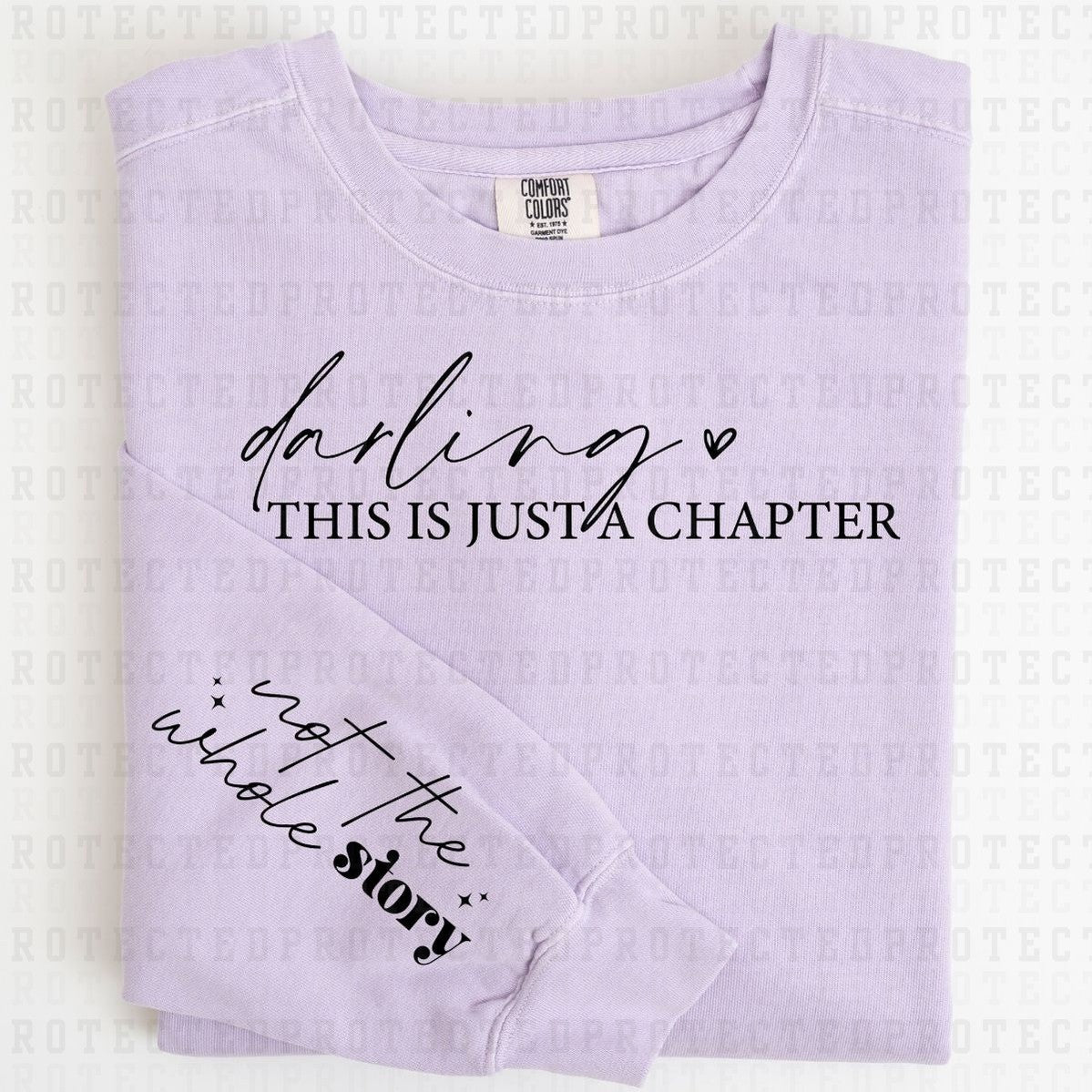 THIS IS JUST A CHAPTER *SLEEVE COMES IN 6"* (SINGLE COLOR/FULL FRONT+1 SLEEVE) - DTF TRANSFER