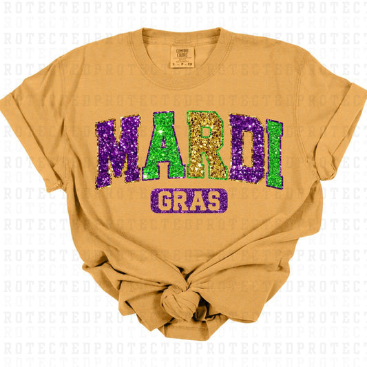 MARDI GRAS *FAUX SEQUIN* - DTF TRANSFER