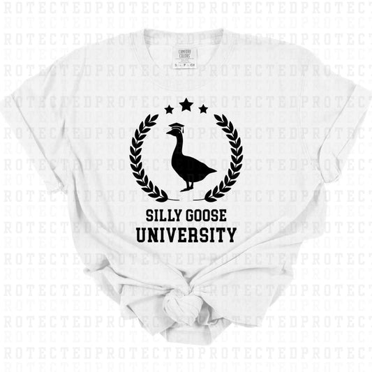 SILLY GOOSE UNIVERSITY *SINGLE COLOR* - DTF TRANSFER