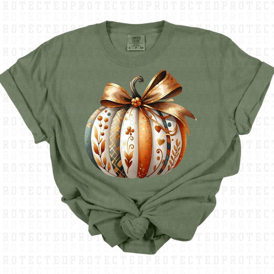 COQUETTE FALL PUMPKIN *FAUX SEQUIN* - DTF TRANSFER