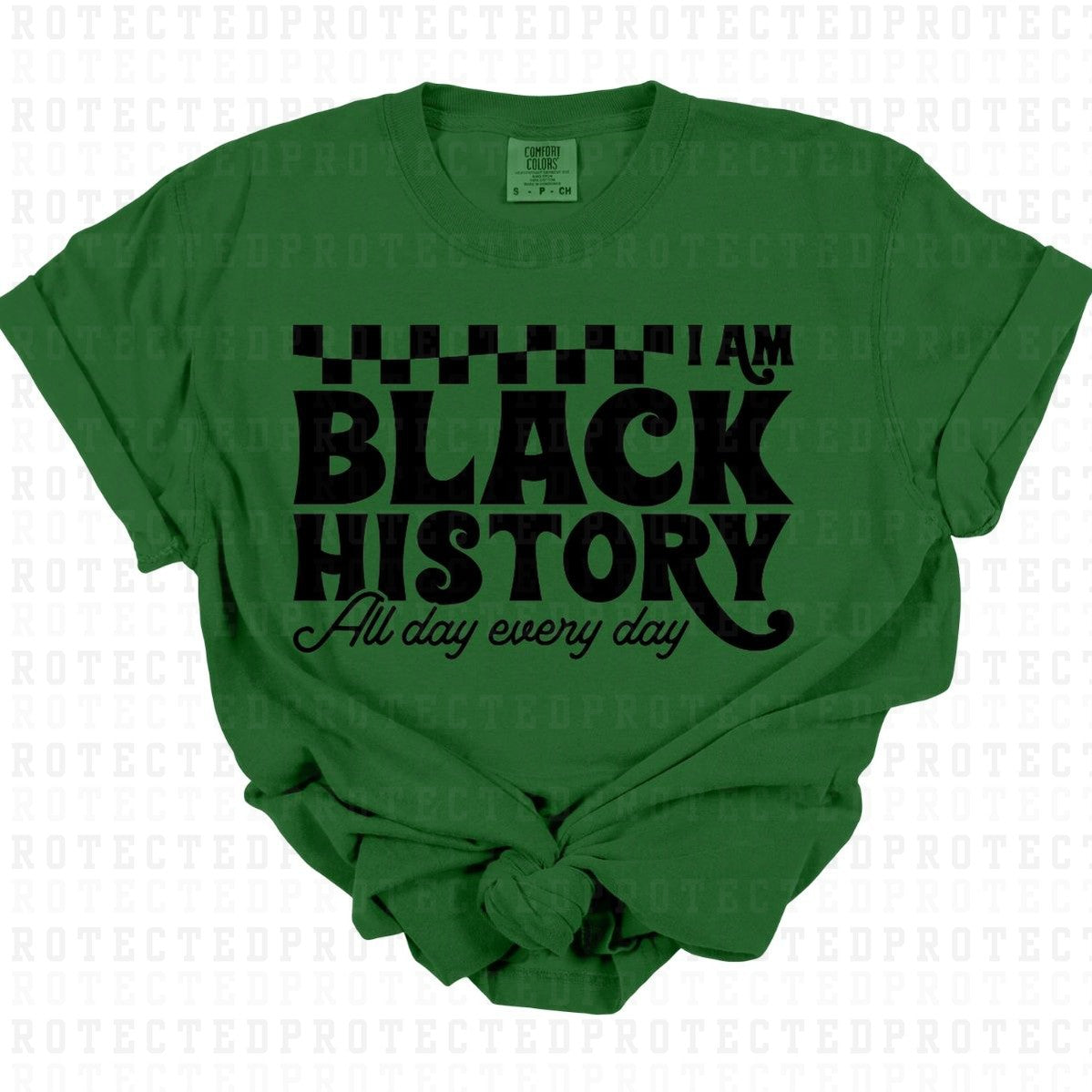 I AM BLACK HISTORY *SINGLE COLOR* - DTF TRANSFER