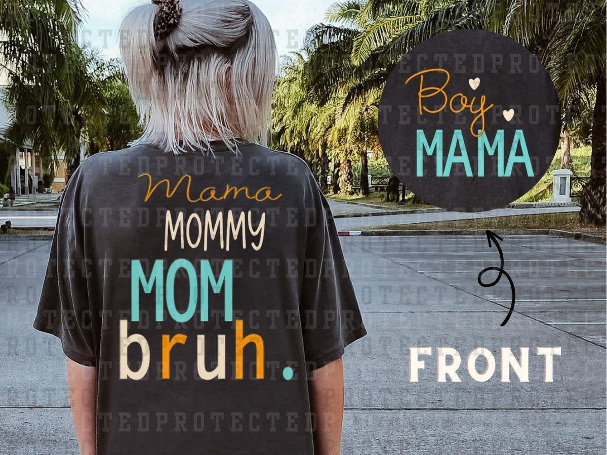 BOY MOM (POCKET/BACK) - DTF TRANSFER