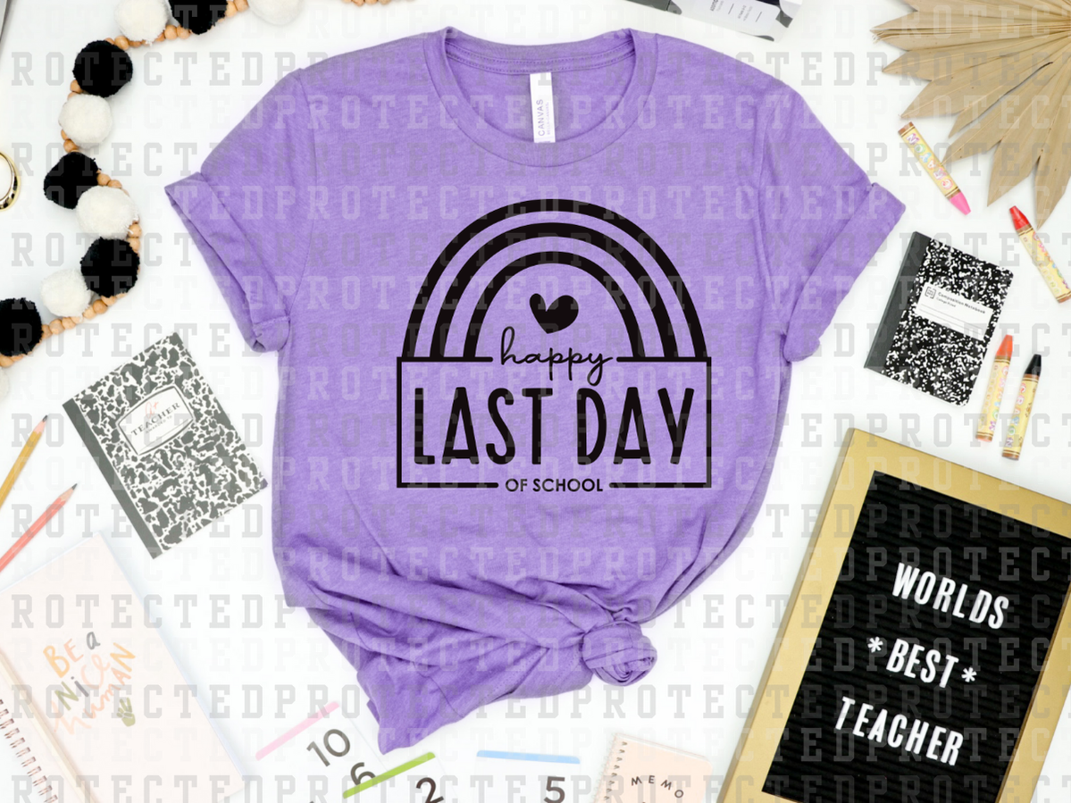 BLACK LAST DAY *SINGLE COLOR* - DTF TRANSFER