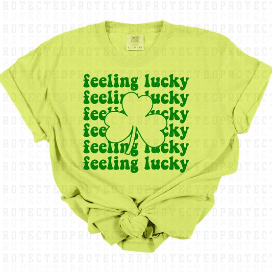 FEELING LUCKY *SINGLE COLOR* - DTF TRANSFER