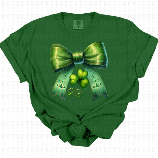 COQUETTE ST PATRICKS DAY BOW - DTF TRANSFER