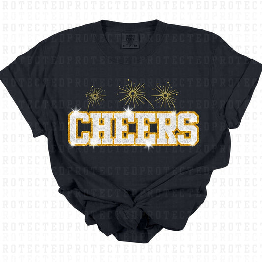 CHEERS *FAUX SEQUIN* - DTF TRANSFER