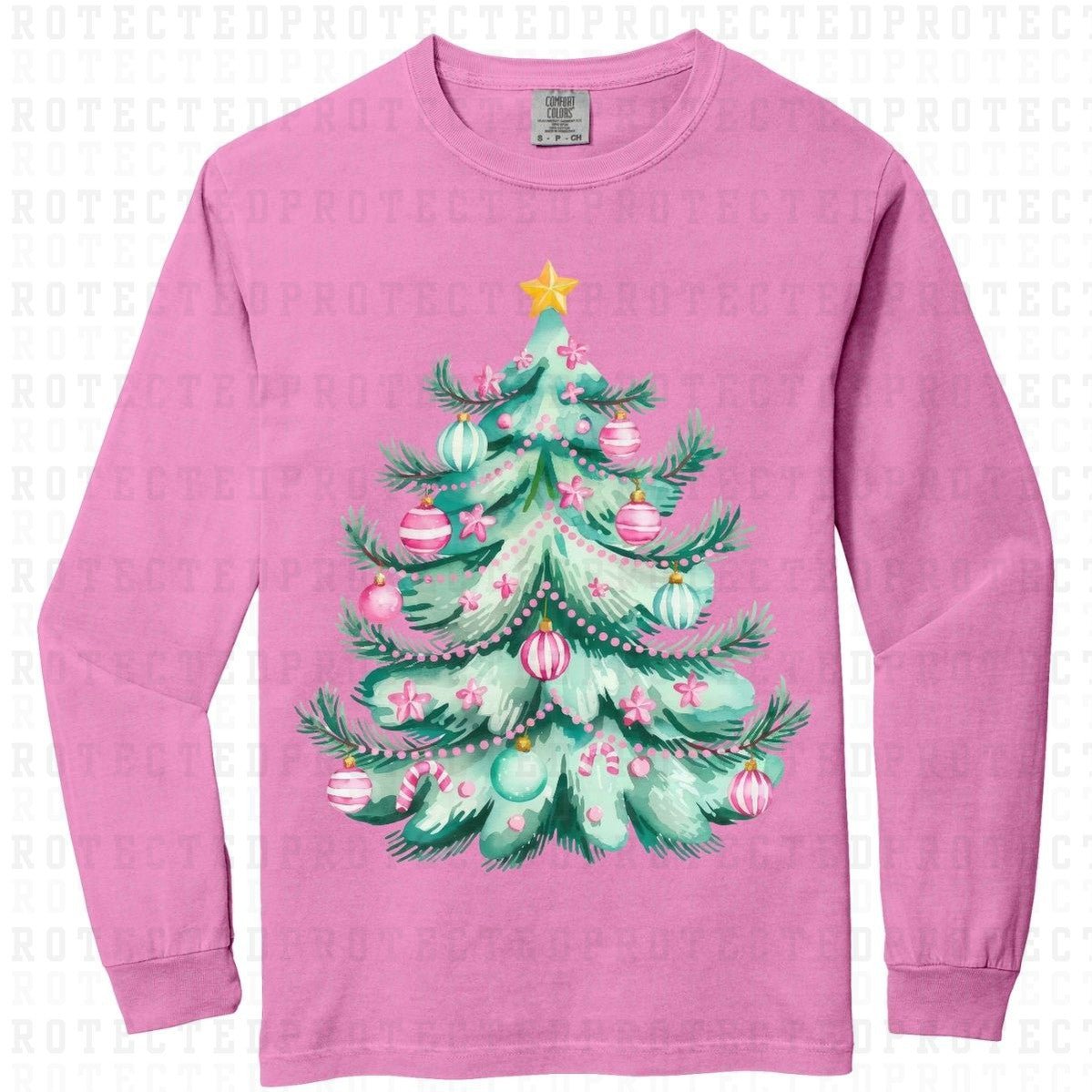 PREPPY CHRISTMAS TREE - DTF TRANSFER