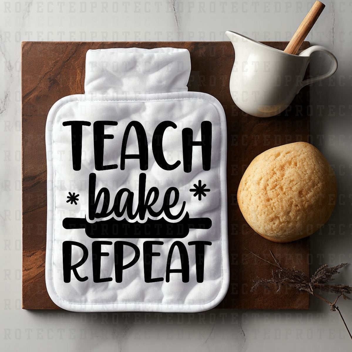 TEACH BAKE REPEAT *SINGLE COLOR* - DTF TRANSFER