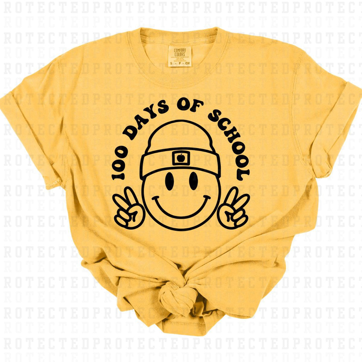 100 DAYS OF SCHOOL *SINGLE COLOR* - DTF TRANSFER