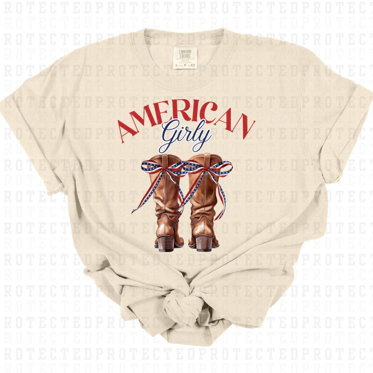 COQUETTE AMERICA GIRLY - DTF TRANSFER