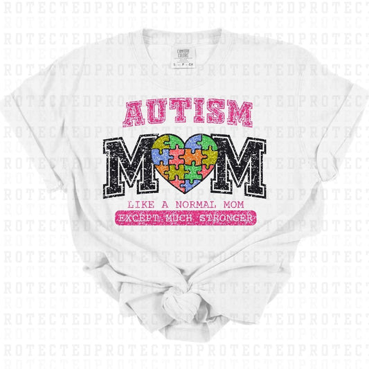 AUTISM MOM *FAUX SEQUIN* - DTF TRANSFER