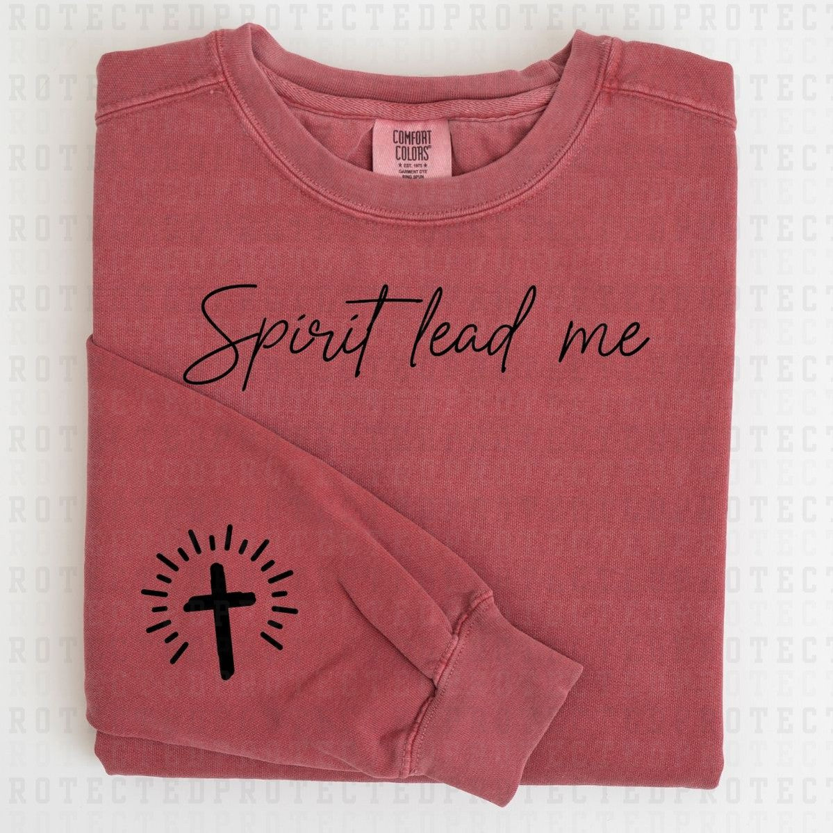 SPIRIT LEAD ME *SLEEVE COMES IN 4"* (SINGLE COLOR/FULL FRONT+1 SLEEVE) - DTF TRANSFER