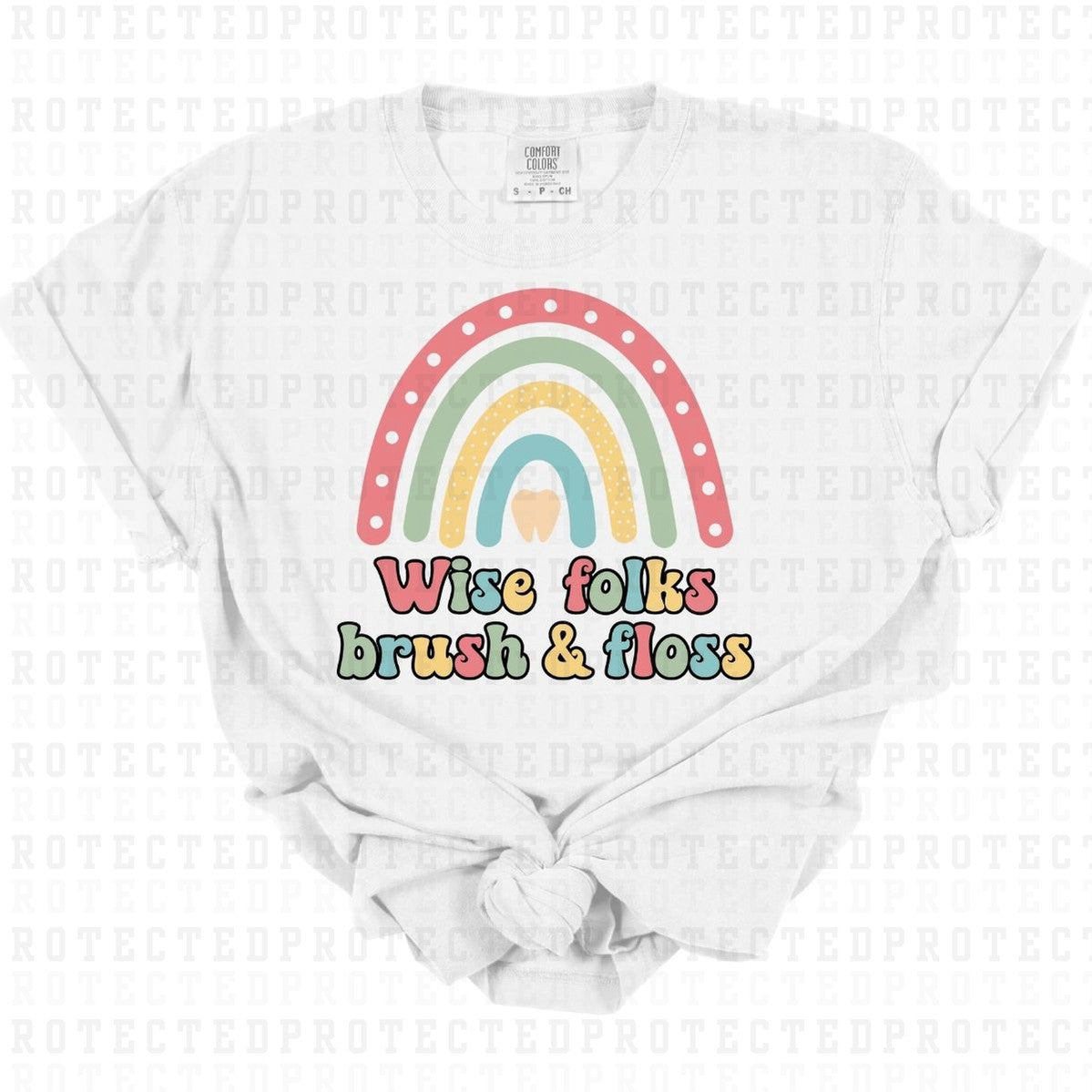 WISE FOLKS BRUSH & FLOSS - DTF TRANSFER