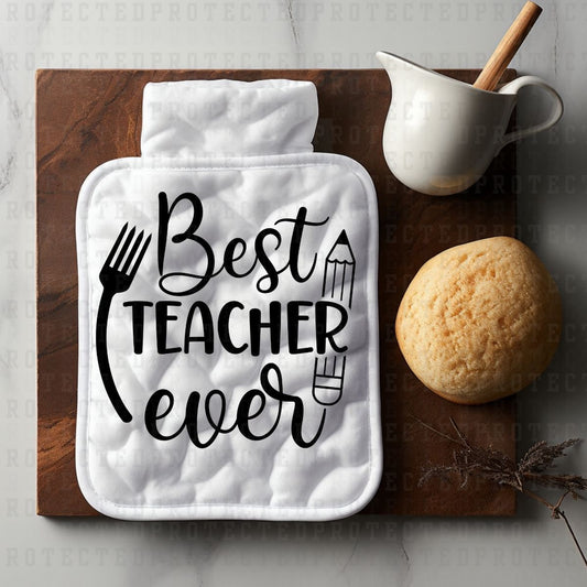 BEST TEACHER EVER *SINGLE COLOR* - DTF TRANSFER