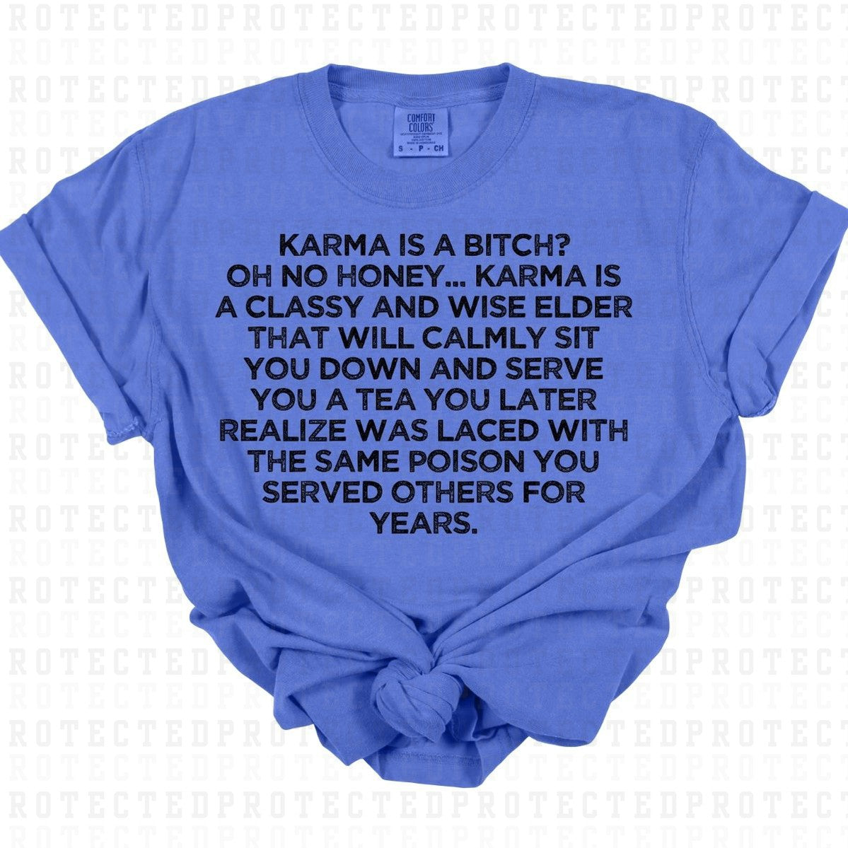 KARMA *SINGLE COLOR* - DTF TRANSFER