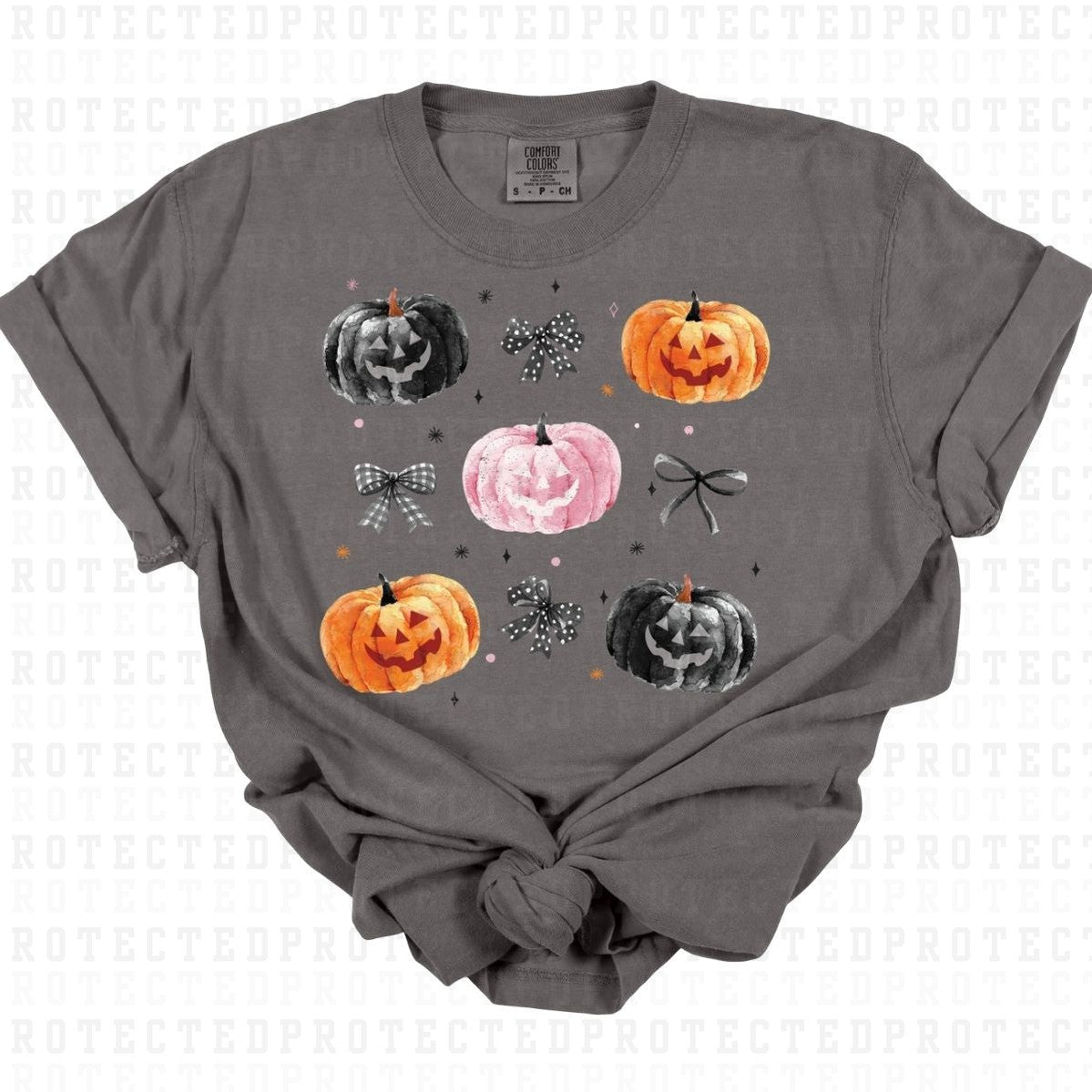 COQUETTE WATERCOLOR PUMPKINS - DTF TRANSFER