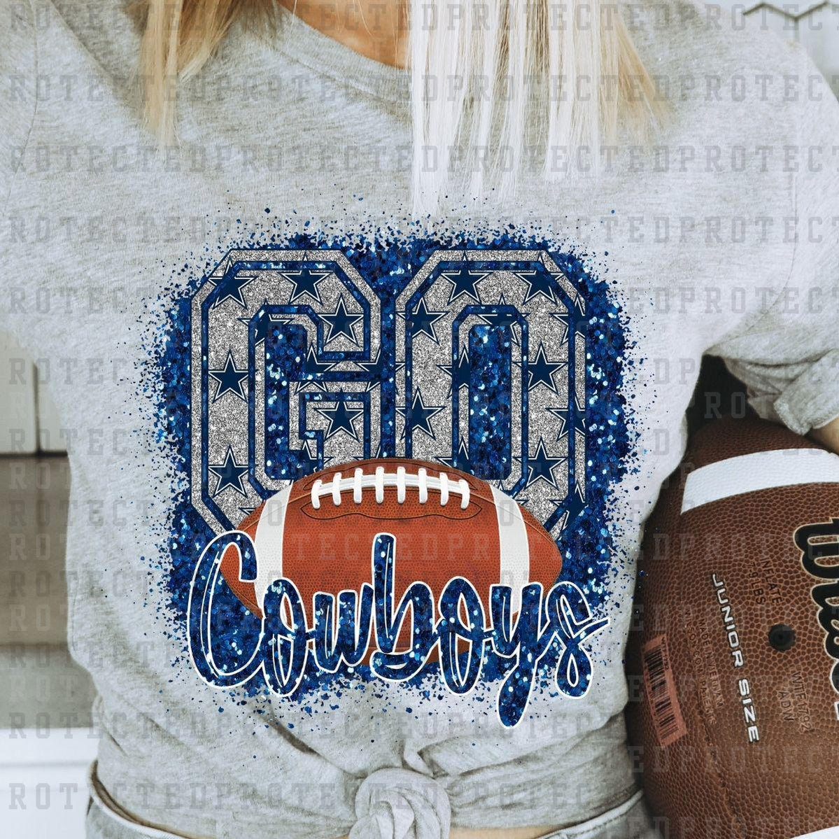 GO COWBOYS SEQUIN - DTF TRANSFER