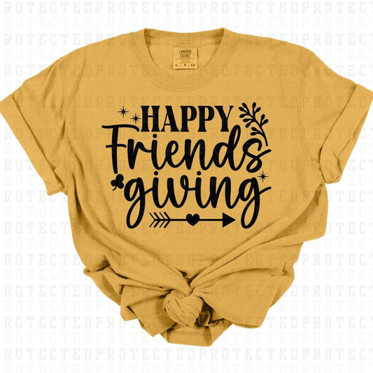 HAPPY FRIENDSGIVING *SINGLE COLOR* - DTF TRANSFER