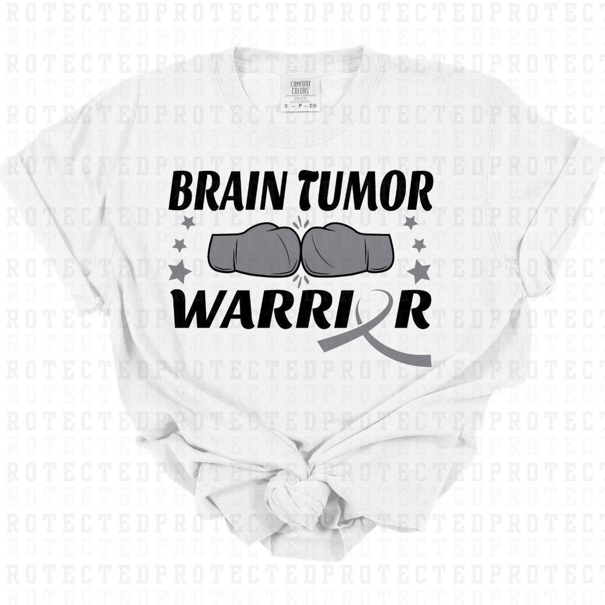 BRAIN TUMOR WARRIOR *BLACK* - DTF TRANSFER