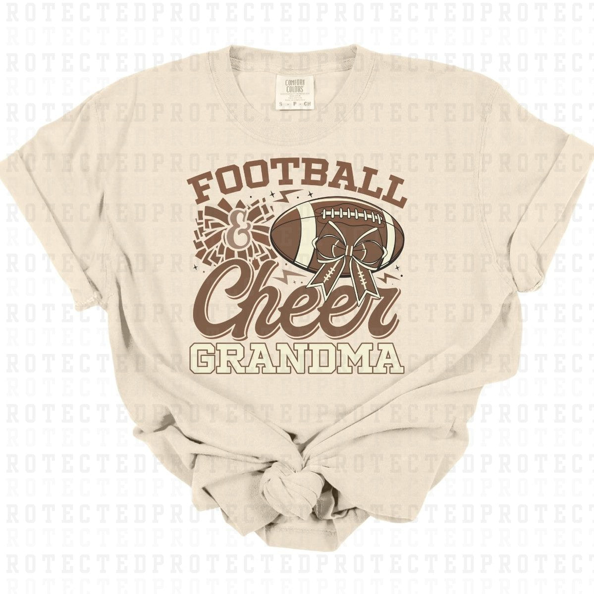 FOOTBALL & CHEER GRANDMA - DTF TRANSFER